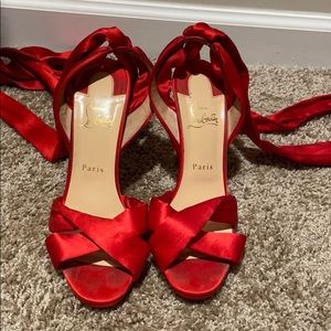 Authentic Red Christian Louboutins Flamenco Très!